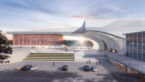 喜訊！深圳市漢高建設有限公司中標寶安網球場改擴建幕墻工程